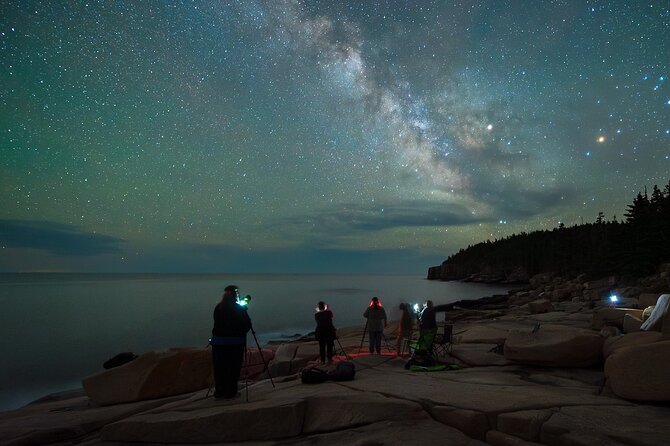 Milky Way Photography Workshop in Acadia National Park - Jordan Pond: calm water and a clean foreground