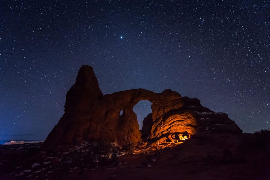 Moab: The Windows Astro-Photography and Stargazing Hike - Turret Arch and the value of a small group