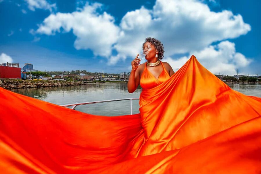 Montego Bay: Flying Dress Photoshoot in Montego Bay Jamaica - How Kevin Wright guides the one-hour shoot