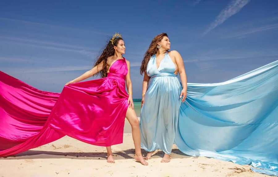 Montego Bay: Flying Dress Photoshoot in Montego Bay Jamaica - One Man Beach or Old Hospital Park Beach