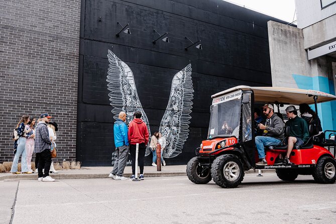 Murals of Nashville Instagram Tour by Golf Cart - Marathon Village and Nashville’s creative side