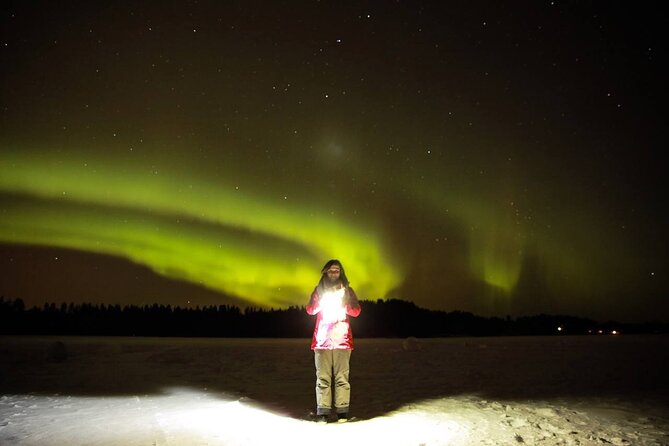 Northern lights hunting photo tour with bbq; small groups - Aurora photography and the photo question