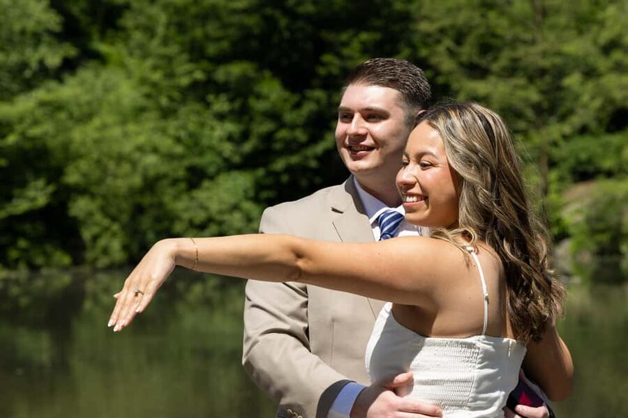 NYC: Surprise Proposal Photoshoot - Capture the Yes Forever - The surprise itself, kept discreet