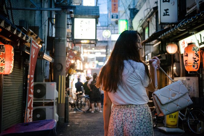 Osaka Dotonbori Night Photoshoot Private | Pro Photographer - Hozenji Yokocho Adds a Quieter Mood