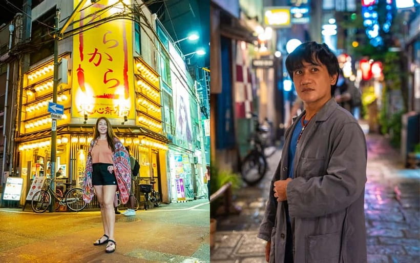 Osaka: Private Vibrant Nighttime Photoshoot (Dotonbori) - Choosing between Mina, Josh, and the team