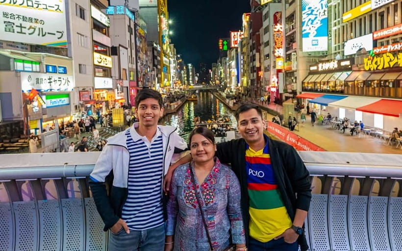 Osaka: Private Vibrant Nighttime Photoshoot (Dotonbori) - The Glico Sign and the classic Osaka picture