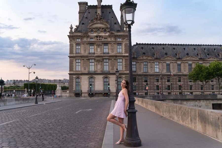 Paris:sunset photoshoot in ❤️️ of Paris- Louvre Orsay Eiffel - What you receive after the camera work