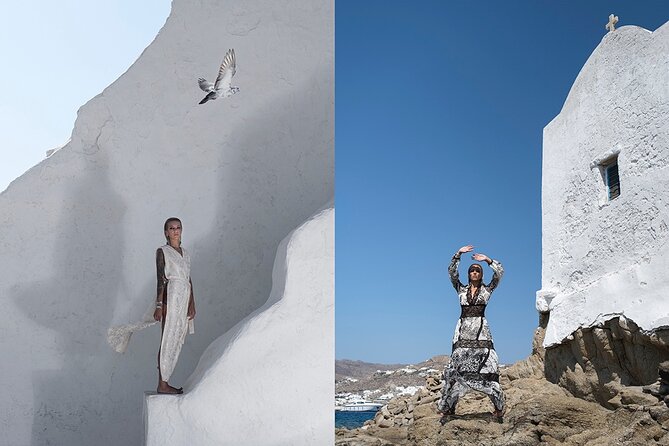 Photography Session in Mykonos - Posing help makes a bigger difference than equipment