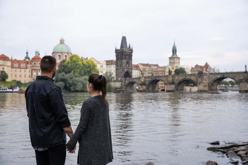 Prague: Private Professional Photoshoot - Charles Bridge: the classic opening frame