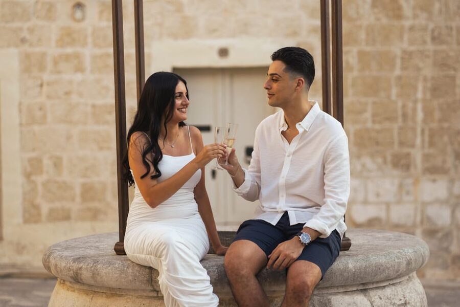 Private Couples Photoshoot in Malta - Proposal planning is a particular strength