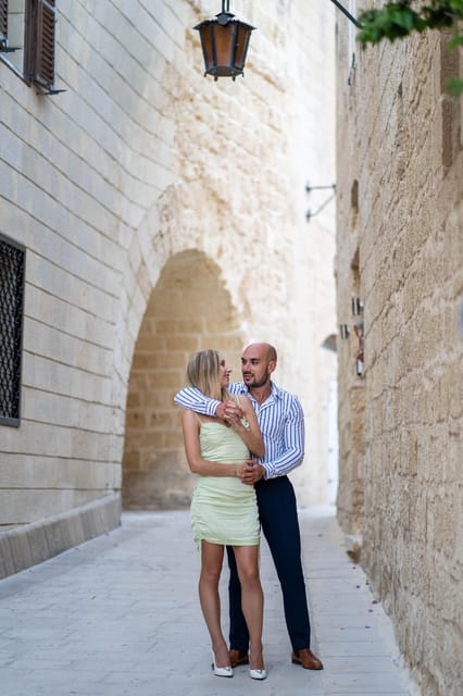 Private Couples Photoshoot in Malta - Comfort, children, and public places