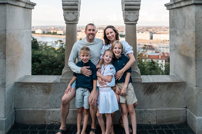Private photography photo session at Fisherman Bastion - Stop three: Chain Bridge, about 25 minutes