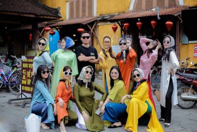 Professional Photography Tour Optional Ao Dai Dress in Hoi An