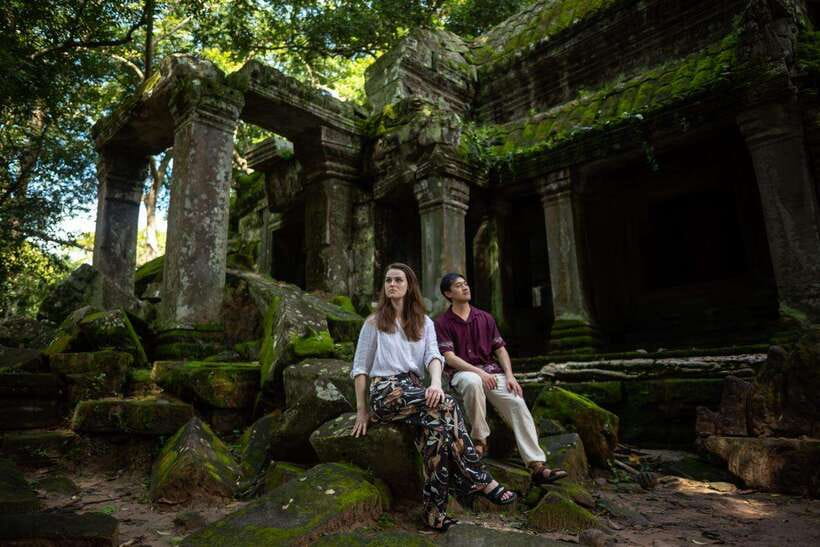 Professional Photoshoot in Angkor Archaeological Park - Ta Prohm, the atmospheric temple setting
