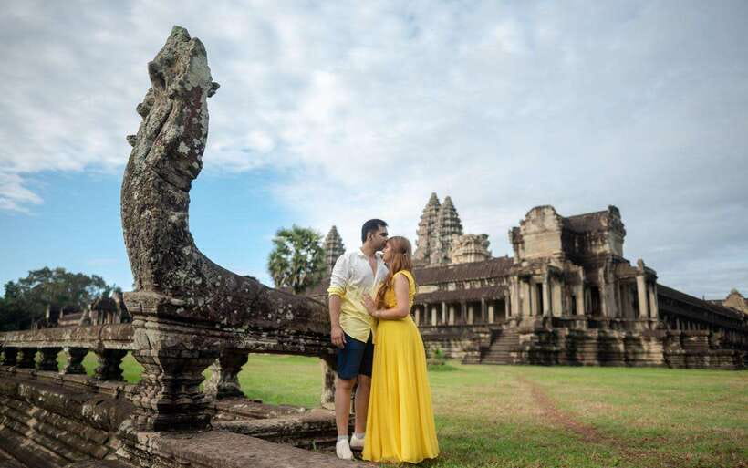 Professional Photoshoot in Angkor Archaeological Park - East Gate of Angkor Thom