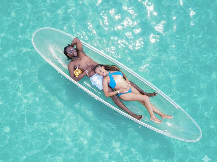 Punta Cana: Single Clear Kayak Photoshoot - A photo session, not a sightseeing cruise