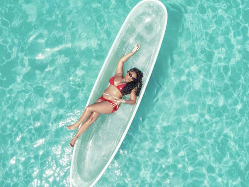 Punta Cana: Single Clear Kayak Photoshoot - What you receive after the camera stops