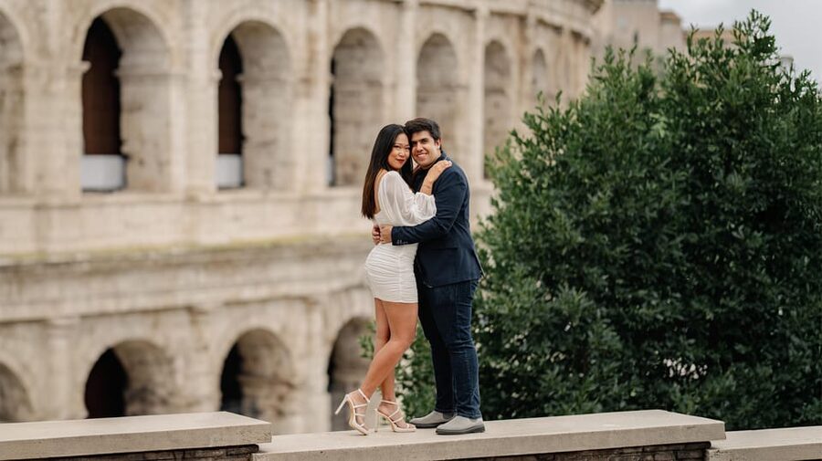 Rome: Early Morning Private Photoshoot at Iconic Landmarks - Finishing outside the Colosseum