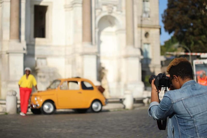 Rome: Fiat 500 Vintage Photography Service in Rome - Orange Garden views and the climb to Rome’s high points