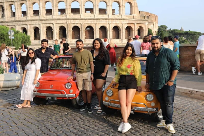 Rome: Fiat 500 Vintage Photography Service in Rome - Starting at the Colosseum and Circus Maximus