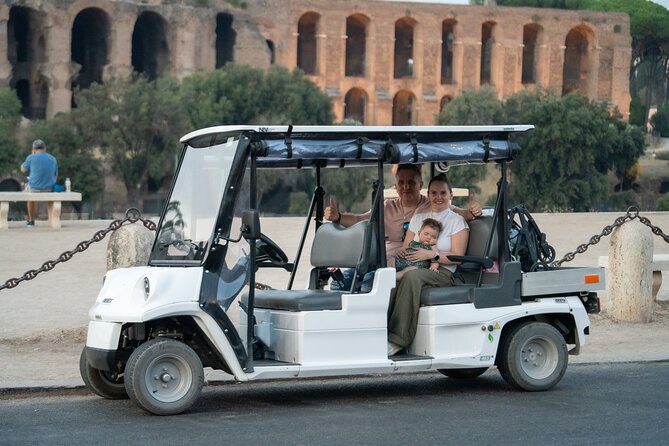 Rome : Golf cart tour & Professional Photoshoot - How the two-hour timing works