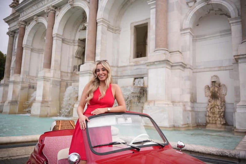 Rome in a Fiat Jolly: Exclusive Vintage Ride & Photo Tour - Passing through Trastevere and toward Castel Sant’Angelo