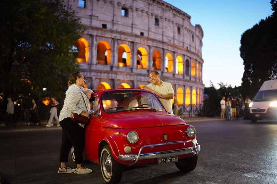 Rome: Night Photo Session in a Fiat 500 with Aperol Spritz - Why a Fiat 500 changes the Rome experience