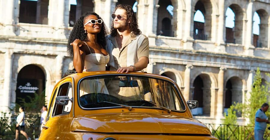 Rome Pro Photoshoot Service with Free Transport by Fiat 500 - Why the Fiat 500 works so well in Rome