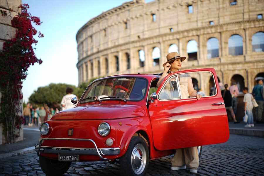 Rome Pro Photoshoot Service with Free Transport by Fiat 500 - What the two-hour timing really means