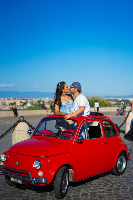Rome Pro Photoshoot Service with Free Transport by Fiat 500 - Who will enjoy this experience most