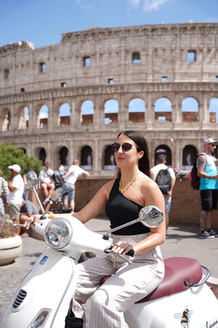 Rome: Vespa Photo Tour with Historic City Highlights - Starting near the Colosseum on Via del Colosseo