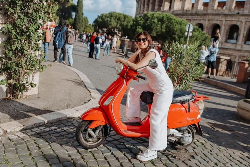 Rome: Vespa Ride in the Streets with Photography - Gianicolo Hill and Rome’s big view