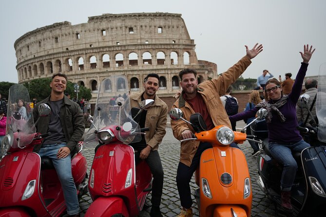Rome: Vespa Tour with Photographer and Tiramisu treat - Passing Castel Sant’Angelo and the river district
