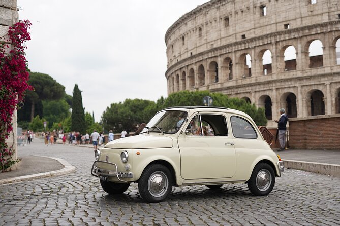 Rome Vintage Fiat 500 car Tour With Photographer - Meeting point, group size, and practical details