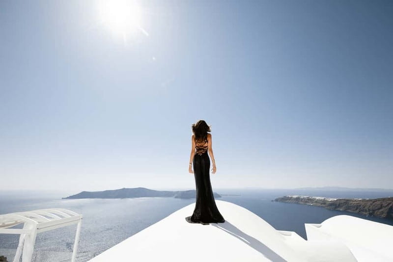 Santorini: Casual Photoshoot by Flying Dress Photo © - Getting to the shoot and managing the one-hour limit