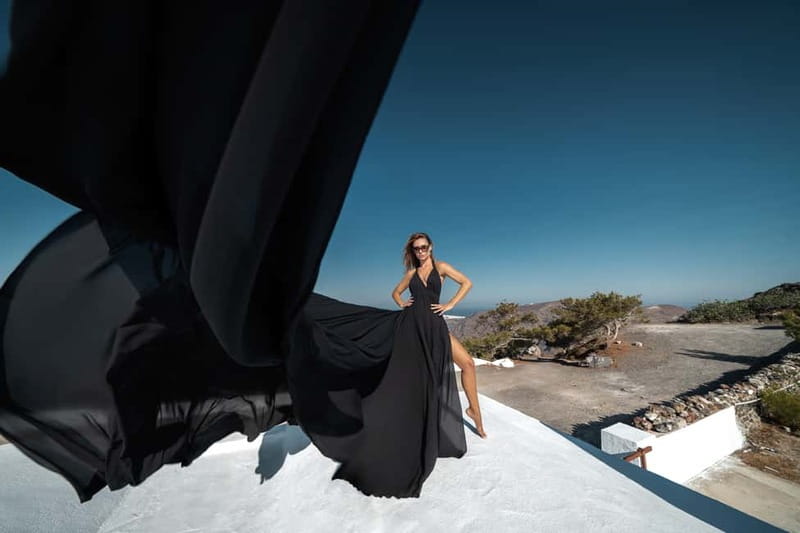 Santorini: Flying Dress Photo © Photoshoot "Express Package" - What the praise tells you about the service