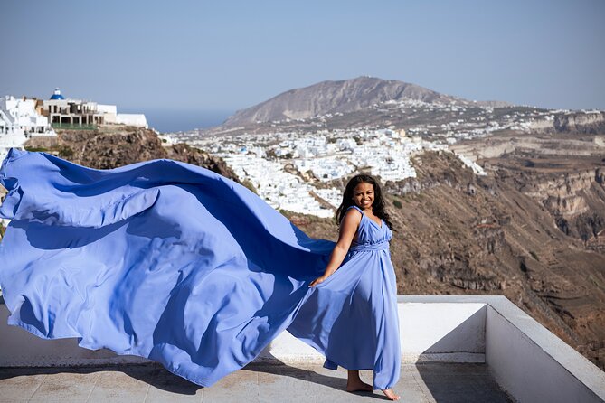 Santorini Flying Dress Photo Session Experience - What you receive after the session