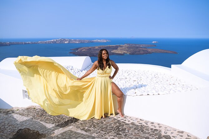 Santorini Flying Dress Photo Session Experience - Is $301.71 a fair price?