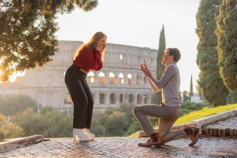 Secret Proposal Photoshoot in Rome + Reel - What the $75 price really covers