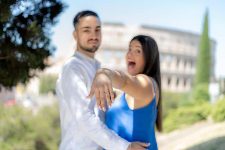 Secret Proposal Photoshoot in Rome + Reel - Planning the secret with Leonardo or the assigned photographer