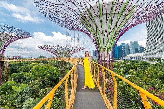 Singapore Instagram Private Walking Tour (Private & All-Inclusive) - Walking across the Helix Bridge