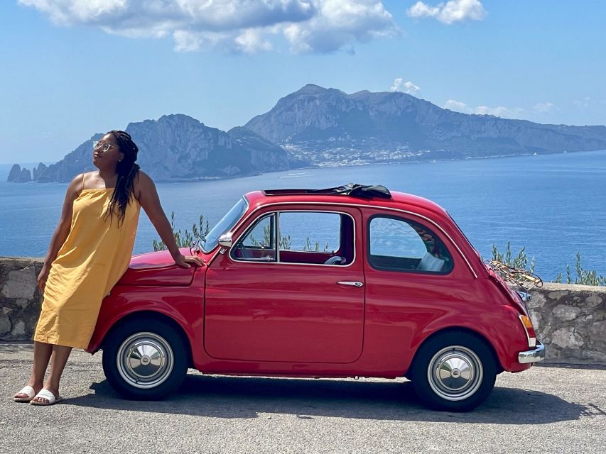 Sorrento Coast Couples Photo Tour by Vintage Fiat 500 - Key points at a glance