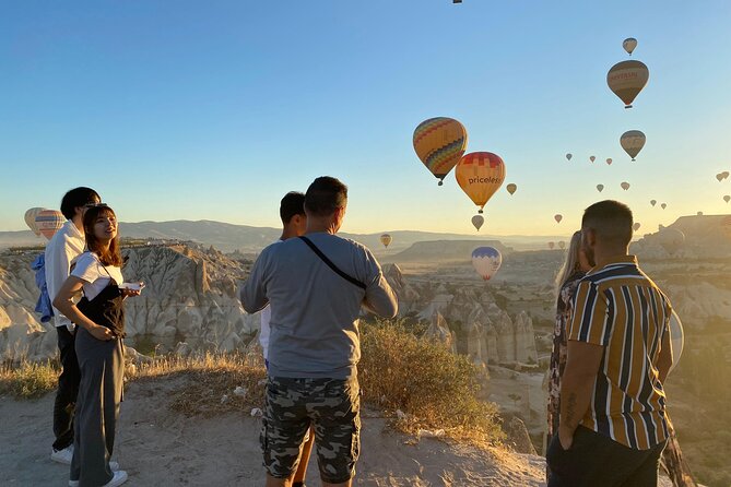 Sunrise Balloon Watching Tour with Photographer in Goreme - Love Valley at sunrise: the wider view
