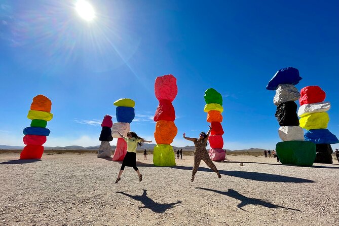 Sunset Hike and Photography Tour near Red Rock with Optional 7 Magic Mountains - Seven Magic Mountains adds bold color to the desert