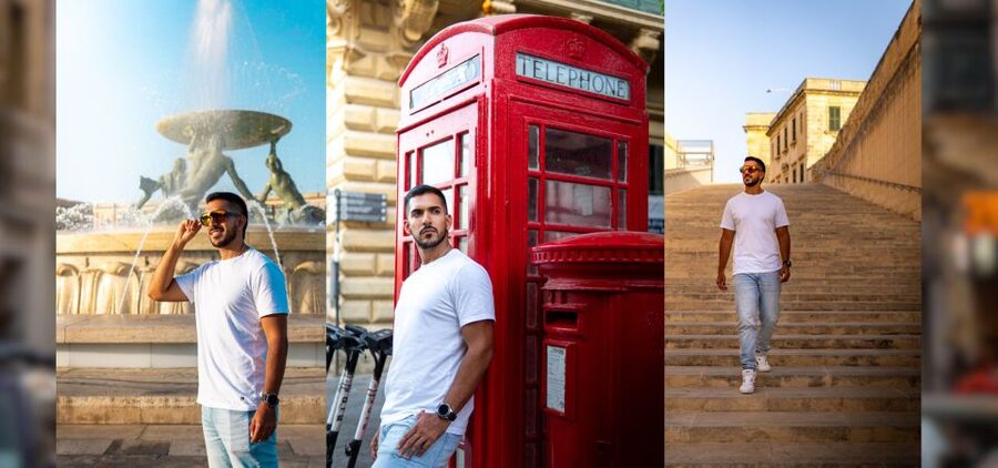 The best photo session in Malta - How the one-hour session works