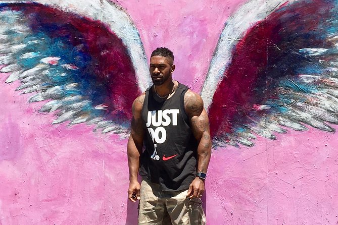 The Ultimate LA and Hollywood Photo Tour - Melrose Avenue murals and the Angel Wings