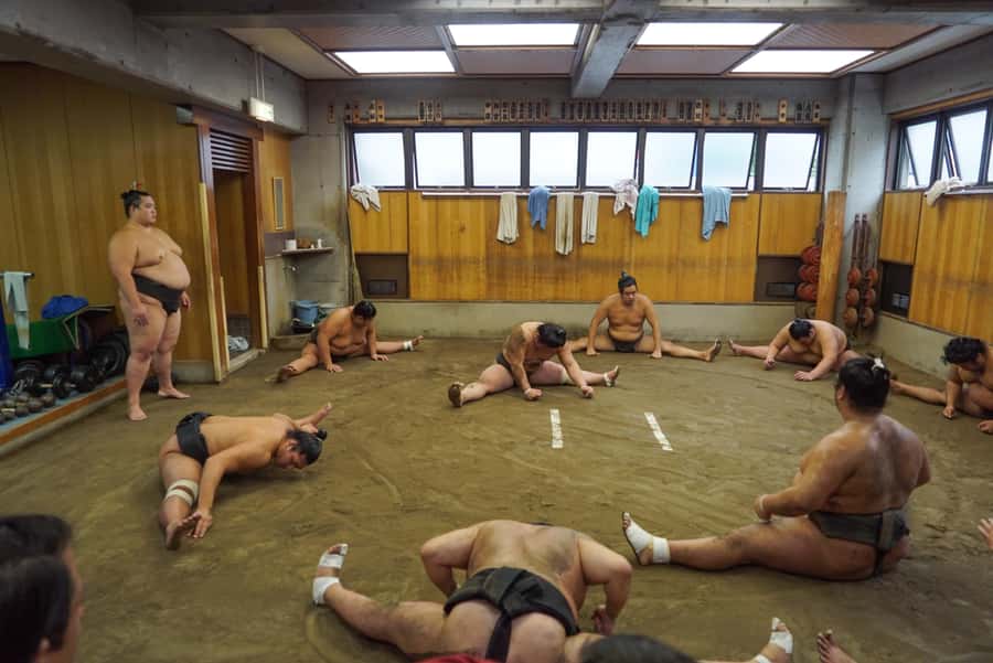 Tokyo: Sumo Morning Practice Tour in Ryogoku and Photo Shoot - Clothing, comfort, and stable rules
