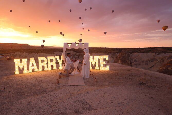 Wedding Proposal and Photoshoot with Hot Air Balloons - What the two-hour schedule feels like