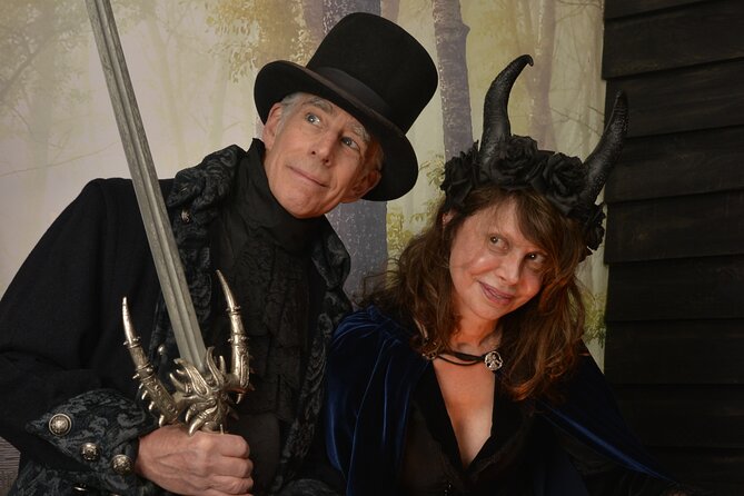 Witch Costume Photo Shoot - Olde Salem Village theatrical set - What happens at 172 Essex Street