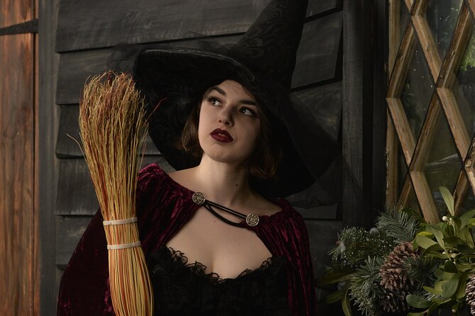 Witch Costume Photo Shoot - Olde Salem Village theatrical set - Is $107.50 a good value?